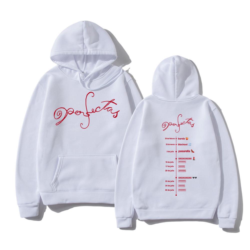 Perfektes Emilia 2025 Album Hoodie Emilia Mernes Vintage Retro Herren/Damen Hoodies Harajuku Winterkleidung Pullover Sweatshirt