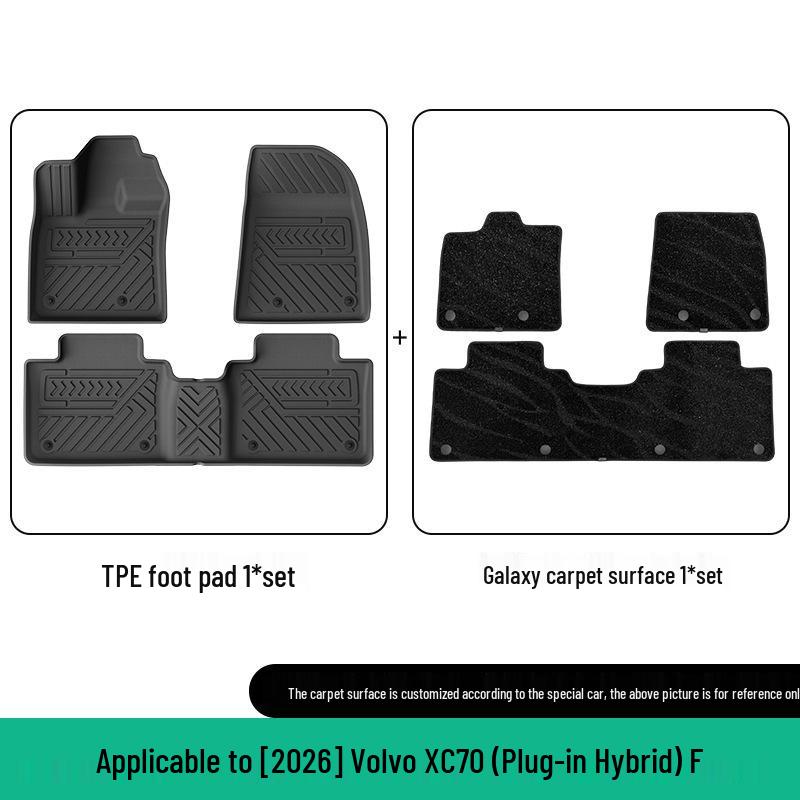 2026 Volvo XC70 TPE Floor Mats & Trunk Liner