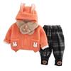 Kids Casual Long-Sleeve Set, Comfortable Daily Wear Outfits