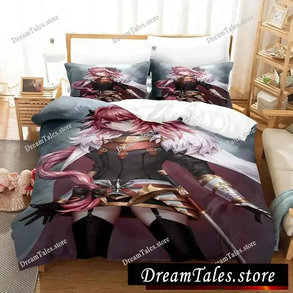 3D-gedrucktes Anime Fate - Astolfo Bettwäsche-Set Jungen Mädchen Twin Queen Size Bettbezug Kissenbezug Bett Kinder Erwachsene Heimtextilien