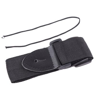 68Cm-124Cm Universal Guitar Strap Adjustable Nylon Guitar Belt With Pu Leather