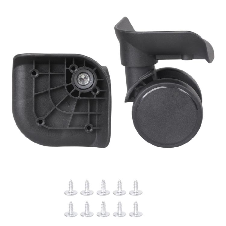 

Luggage Replacement Wheels Quick Install Double Wheel For Luggage Provides Maneuverability And Practical Performances чёрный