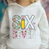 Hot selling children's clothing Meme six seven pattern sportswear hoodie suitable for daily wear in autumn and winter