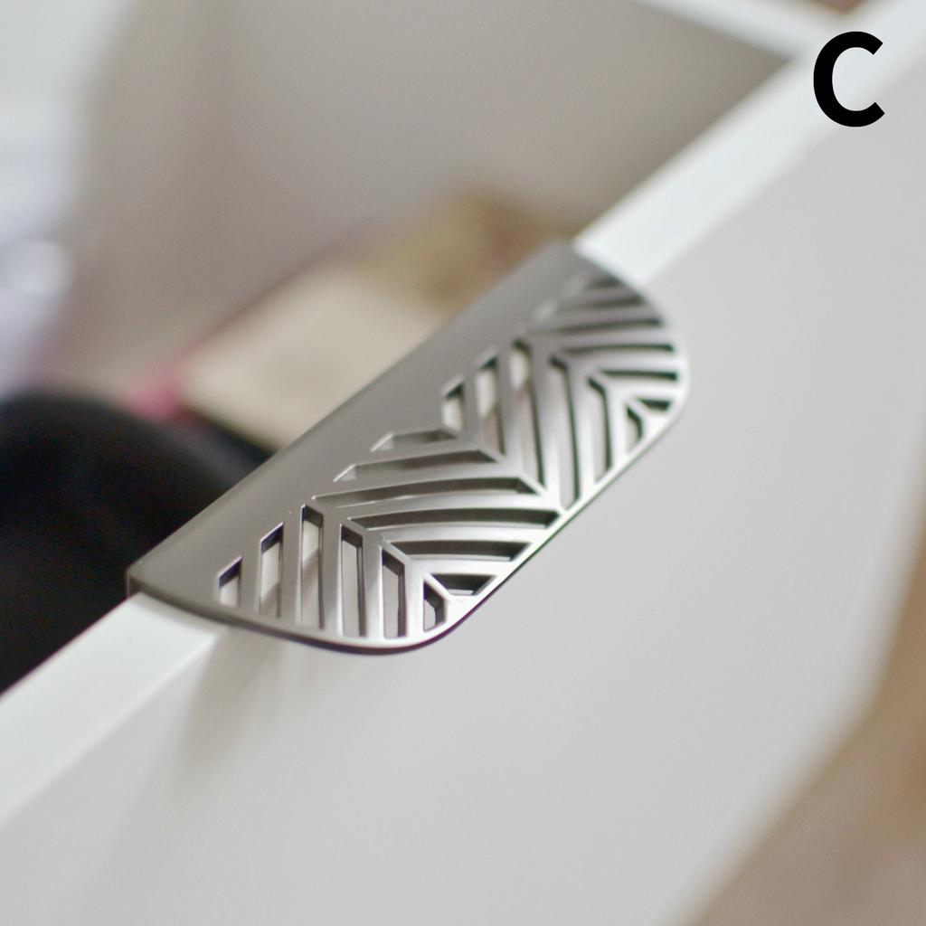 Modern Nordic Minimalist Handle Leaves Invisible Cabinet Closet Furniture Drawer Handle Ins Wind Zinc Alloy