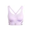 X Colaborare Stella McCartney Imprimeu Logo Scris Sutien Sport cu Suport Ridicat Lenjerie Intimă Femei Roz Violet II3229
