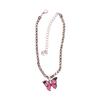 Women's Fashionable And Fashionable Colorful Butterfly Diamond Chain