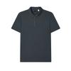 Blue Series Fashion Versatile Casual Simple Knit Short Sleeve Polo Shirt Men Tops Academy-Blue F11M522106F-NV