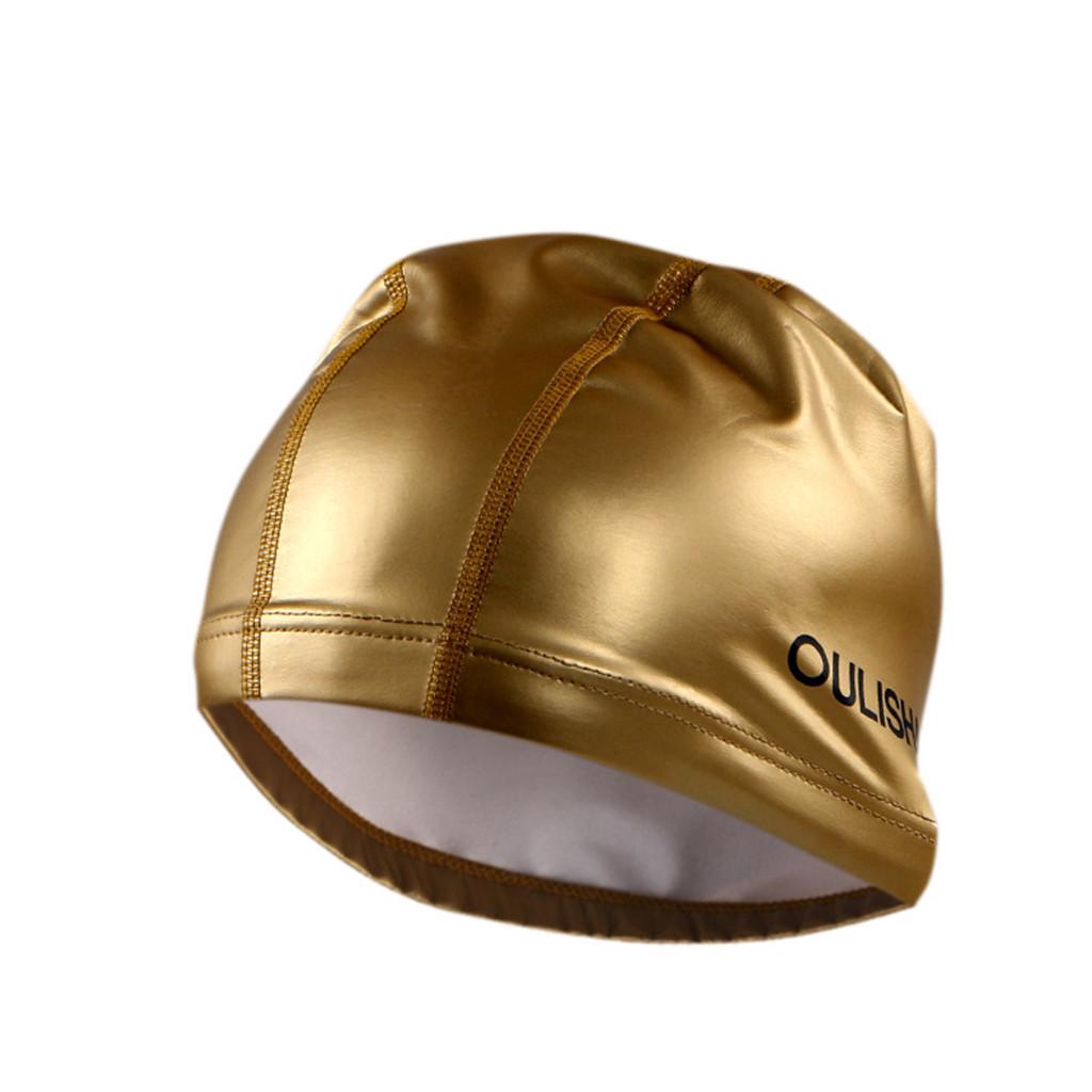 Buy Adult Swimming Hat Durable Elastic Silicone Pool Beach Swim Head Caps at affordable prices