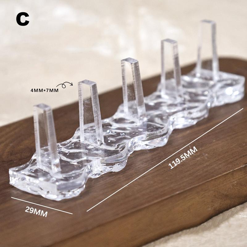 Non-Magnetic Nail Stand For Press On Nails Display Acrylic Nail Tips Practice Holder Reusable Nail Stand For Beginners Diy Salon