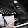 5D Carbon Fiber Car Sticker DIY Paste Protector Strip Auto Door Sill Side Mirror Anti Scratch Tape Waterproof Protect Film