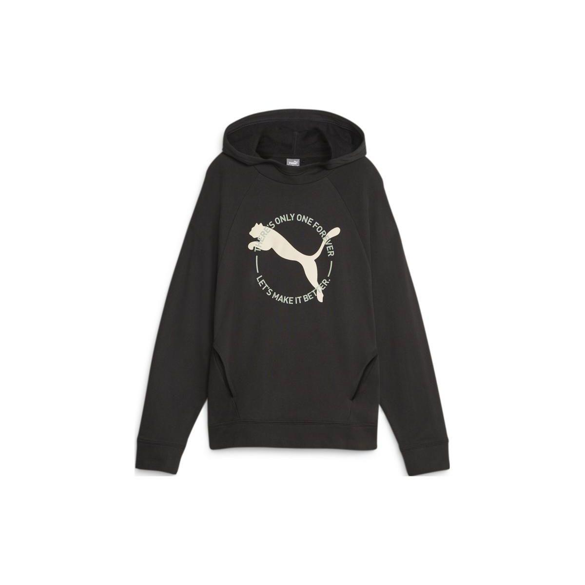 

Puma Better Sportswear Hoodie With Letter Print Women Hoodies Black 676068-01 XS