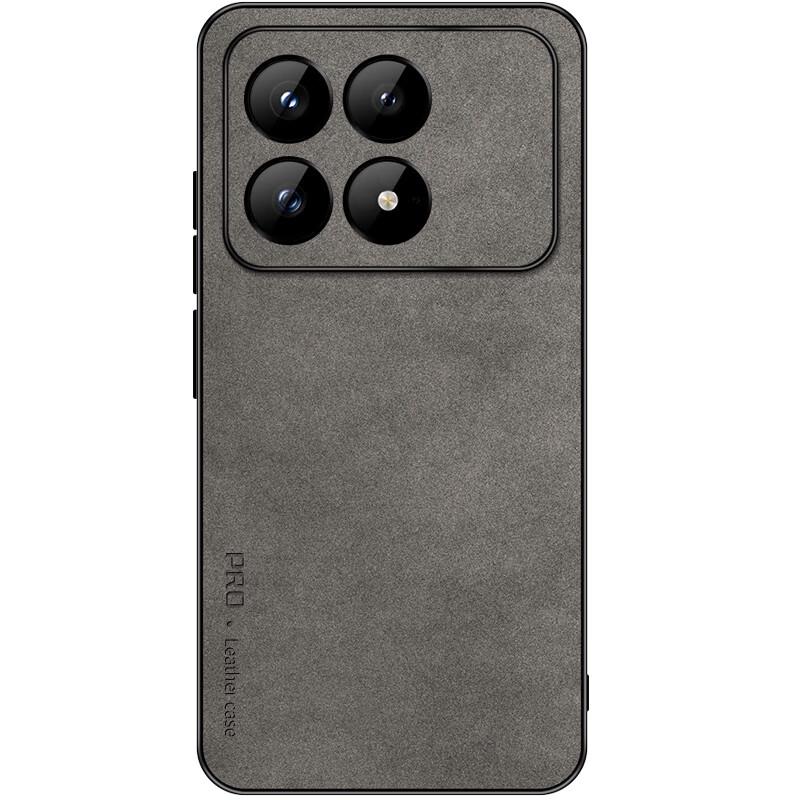 Shangsu Redmi K90 Serie Wildleder-Haptik Handyhülle