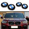 BERV3 2Pcs 82mm 74mm Car Front Bonnet Logo Rear Trunk Cover Badge Emblem for BMW E46 E39 E60 E90 E30 X1 X2 X3 X4 X5 X6 X7 M3 M4 M5