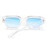 JNPCXI Fashion Square Women Luxury Sunglasses Retro Gradient Blue Designer Men Trending Sun Glasses Shades UV400
