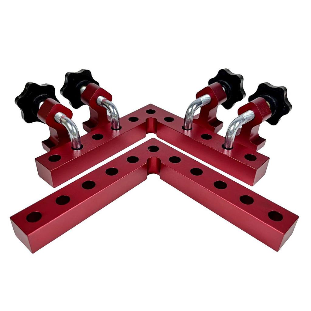 Woodworking Aluminum Alloy 90° Right Angle Clamp Set (3/6/12 pcs)