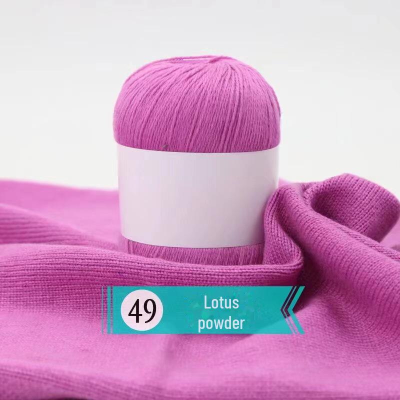 Hand-woven Cashmere Yarn - 3 Ply Soft Wool for Sweaters - Spot Processed Ball of Yarn