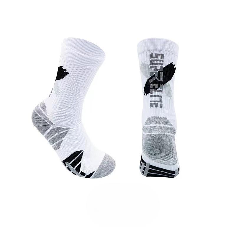 Herren Frühling und Herbst Professioneller Basketball Laufen Sport Schnelltrocknend Schweißabsorbierend Rutschfest Hohe Socken