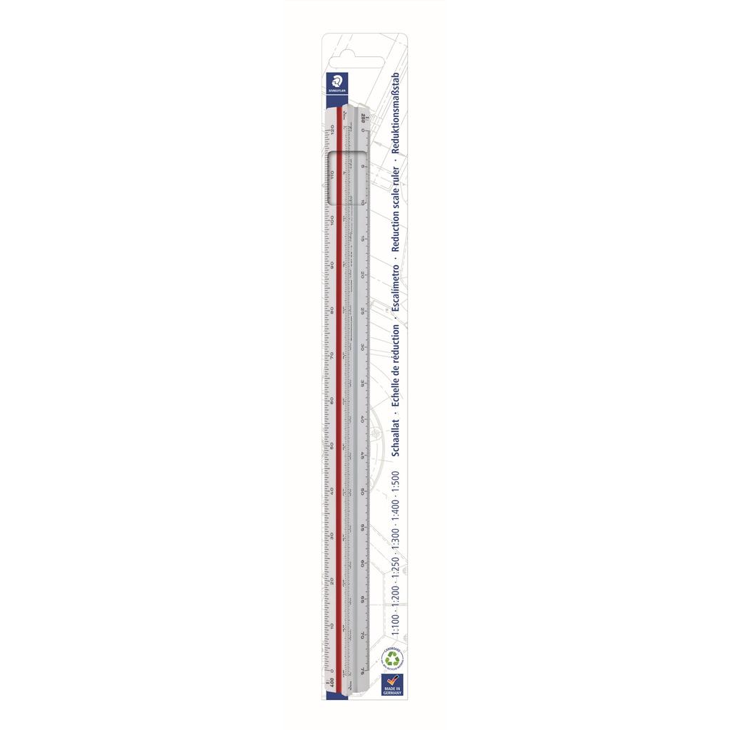 STAEDTLER Triangular 561 Ruler, Plastic, 98-4BK