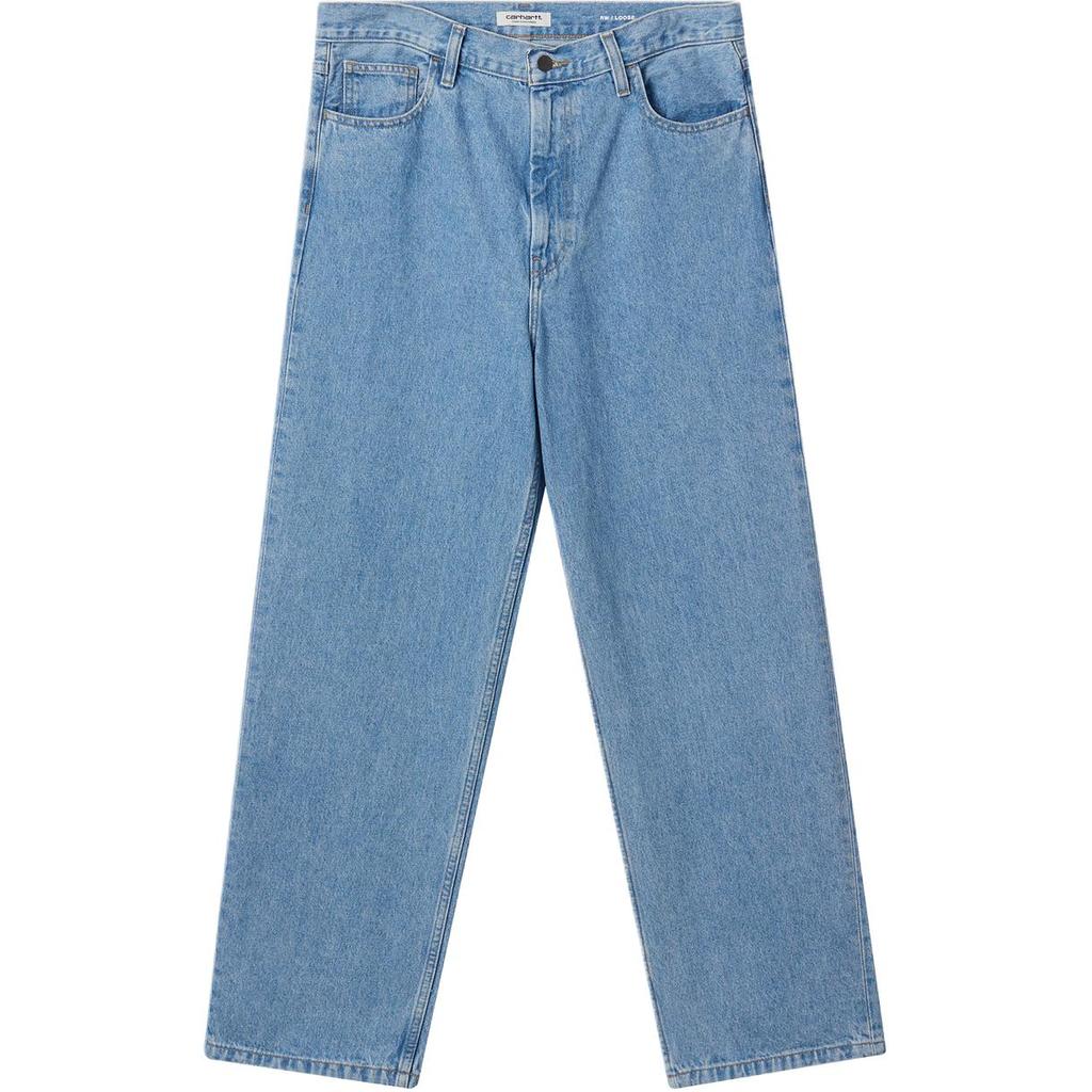Carhartt WIP Classic Square Logo Stone Wash Wide Leg Jeans Women Jeans CHXJN035892AP