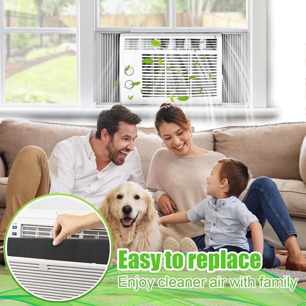 Can be cut activated carbon foam pre-filter roll suitable for air conditioning air purifier black 150*40*0.8cm