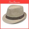 Woven Straw Vintage Hat Sun Protection Cap For Summer Beach And Wear Outdoor
