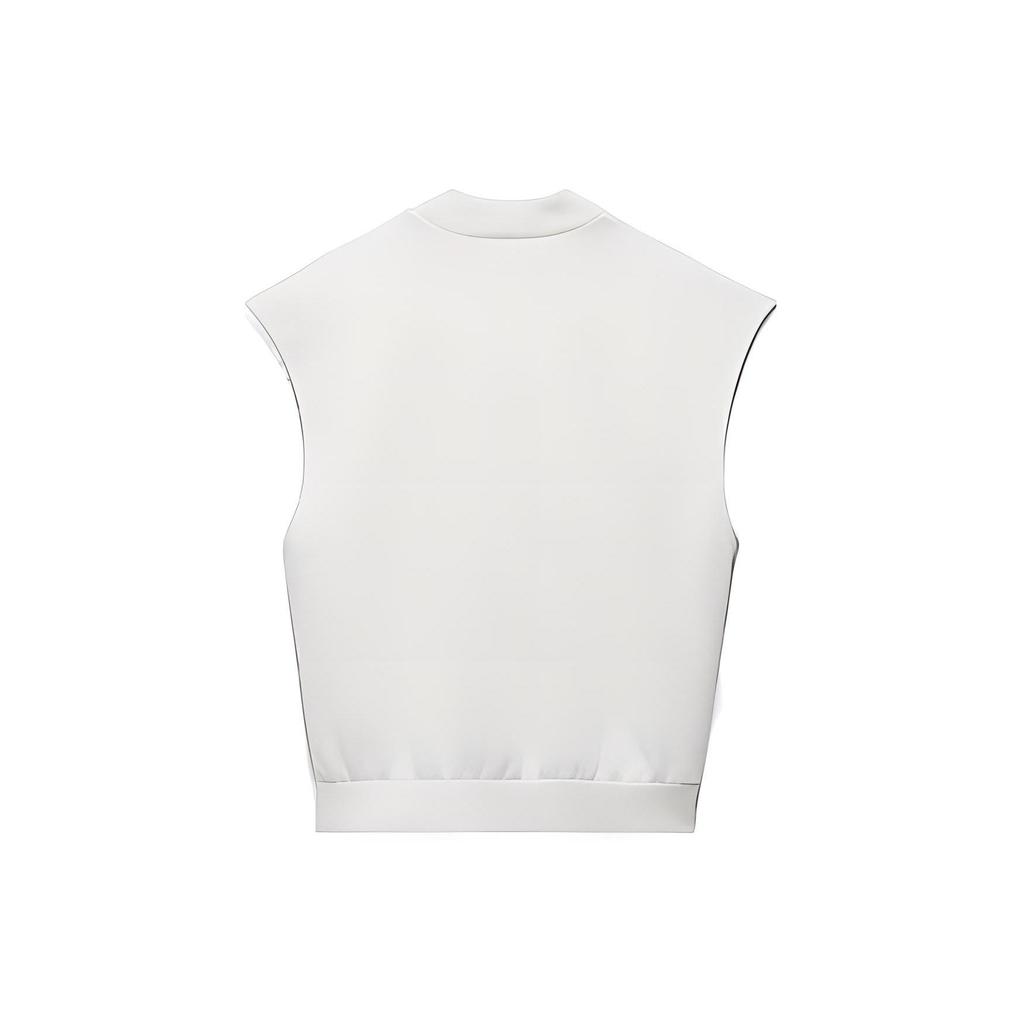 Adidas T Shirts Unisex White Half Turtleneck Moderate IA3417-