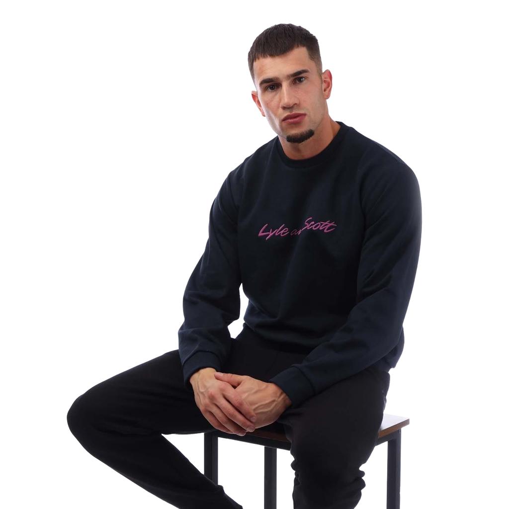Lyle & Scott Mens Script Sweatshirt