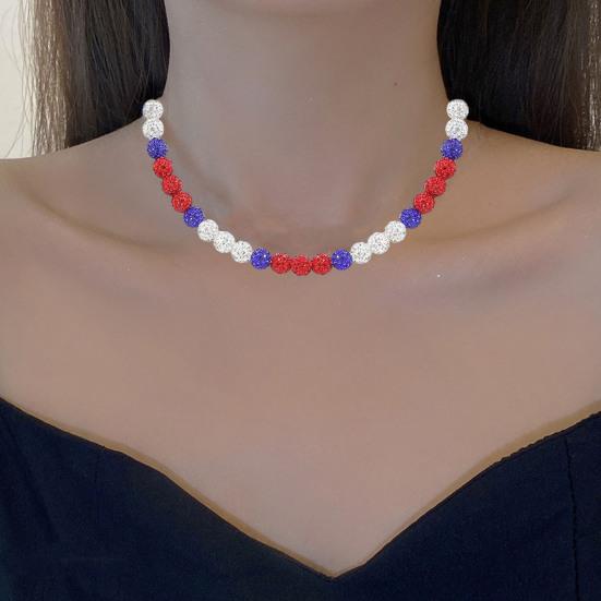 

Yousheng Женское ожерелье Регулируемая удлиненная цепочка со стразами Керамика Грязь Бусины Цвета Соответствия Повседневная Носка Чокер Украшения На Шею