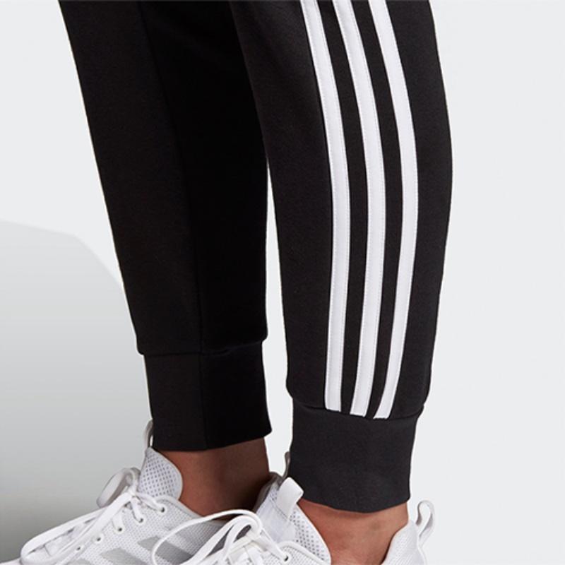 Adidas Essential 3-Stripes Knit Pants Women Bottoms Black DP2384