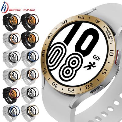 Anillo Bisel Cubierta de Acero Inoxidable Para Samsung Galaxy watch 4 40mm 44mm Protección de la Carcasa Marco de Metal Protector de Velocidad Carcasa Nueva