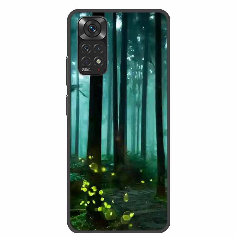 For Redmi Note 11 Cases Note11s Painted Soft TPU Silicone Phone Cases for Xiaomi Redmi Note 11 Pro 5G Cover Coque Note11s 4G Bag