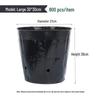 Nutrient Seedling Tray: Disposable Black Plastic Cup for Gardening and Planting Flowers or Vegetables