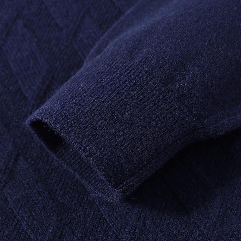 Antonio Men's 100% Cashmere Jacquard Sweater