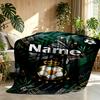 Custom Name Personalized Club Santos Laguna Print Blanket, Home Decor, Bedroom, Sofa, Camping, Couch, Gifts for Birthday Christmas