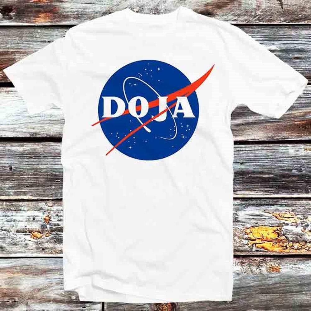 

230GSM 100% Cotton T-Shirt Doja Blue Nasa Classic King T Shirt Vintage Retro Cool Gift Mens Womens Unisex Cartoon Anime Top Tee B462