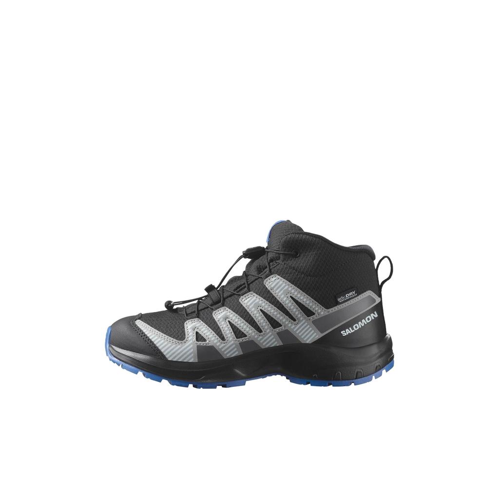 Salomon XA Pro V8 Comfortable Waterproof Support Mid-Top Outdoor Shoes Kids Shoes Black 477298