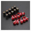 Fits 5MM Windshield Bolts Windscreen Mounting Screw Kit 10pcs Fairing Bolt Kit (Red)