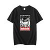 2026 New Arrival Berserk Anime Guts Print Black Cotton Short Sleeve Tshirt Adults Kids Casual Fans Tee Tops