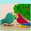 Wooden Parrot Animal Decor For Home Office Gift With Handmade Craftsmanship