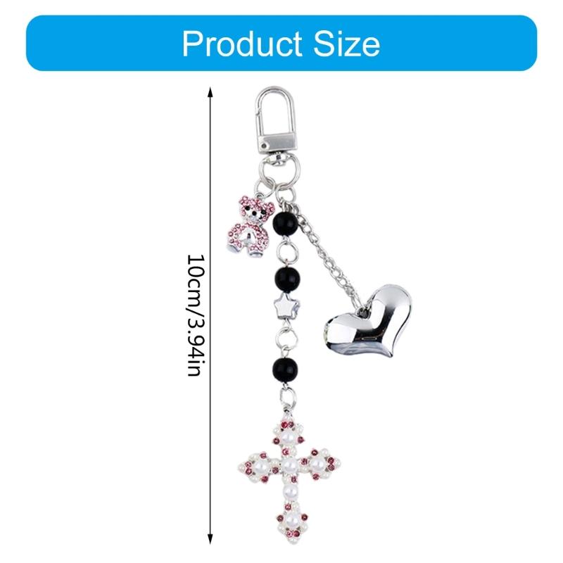 Fashion Alloy Phone Accessory Mobile Chain Ornament Easy to Carry Charm Bag Pendant for Fashionable Youths