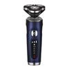 Smart LCD Electric Shaver, Washable Rotary 3-Blade Head, 360° Coverage, USB Charging