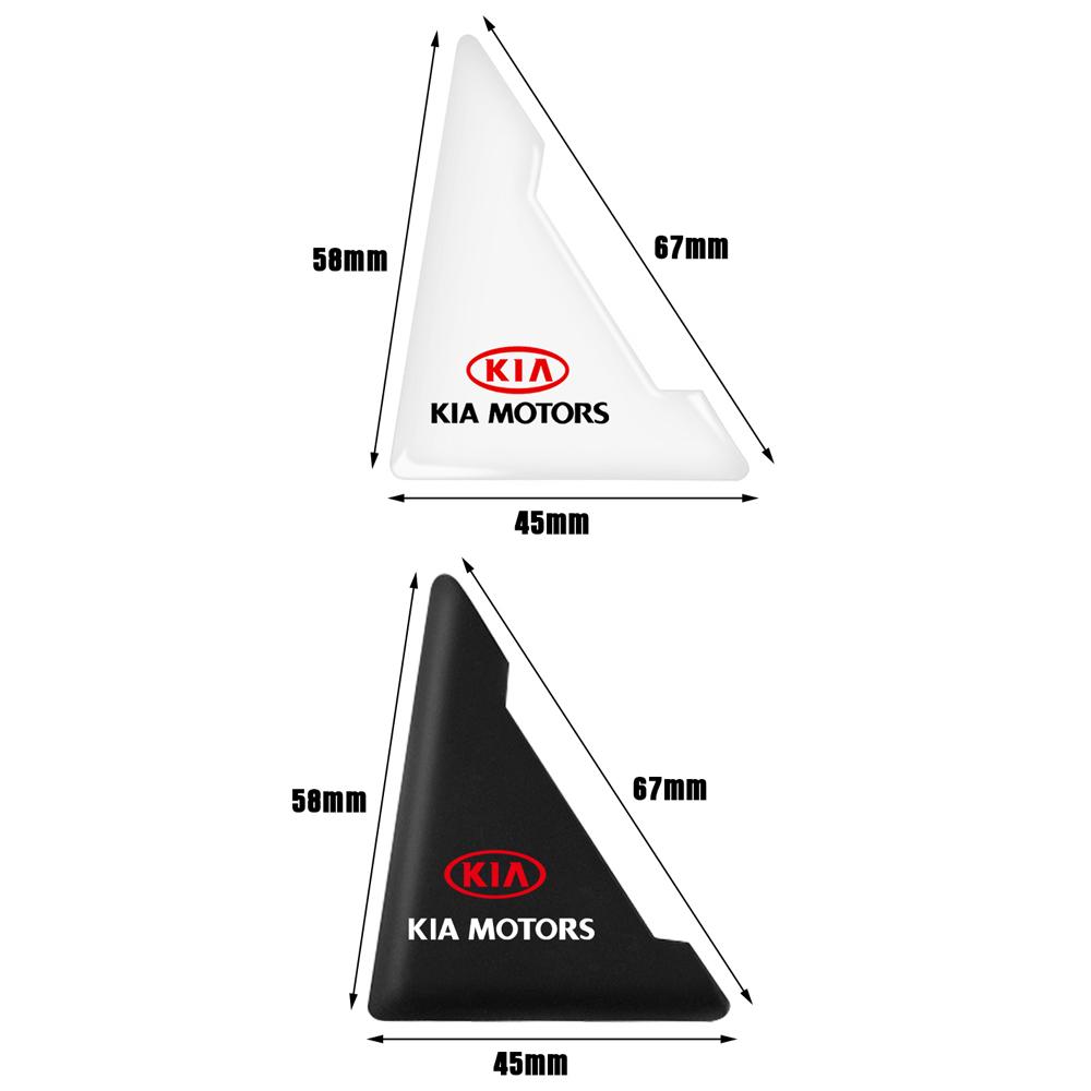 2026 Hot Car Sticker Car Door Corner Cover Bumper Crash Scratch Protector Badge For KIA Sportage Ceed Sorento Cerato Optima Pica