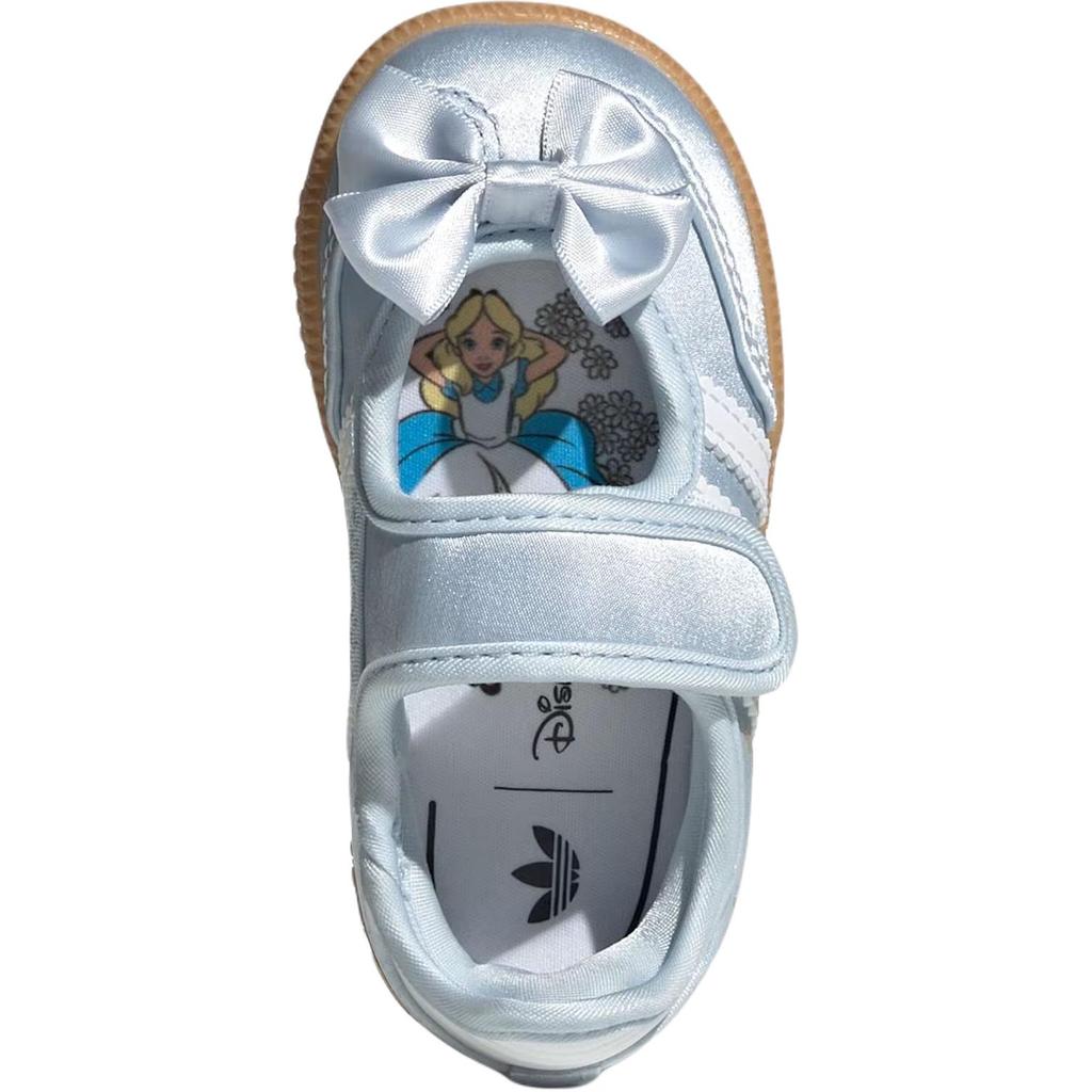 Adidas Disney X  Originals Samba Jane Comfortable Fit Low-Top Walking Shoes Baby Shoes Crystal-Sky-Blue IH1760