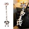 Funny Design Giraffe Bag Pendant White Color Pink Pig Plush Pendant  Gift For Girls
