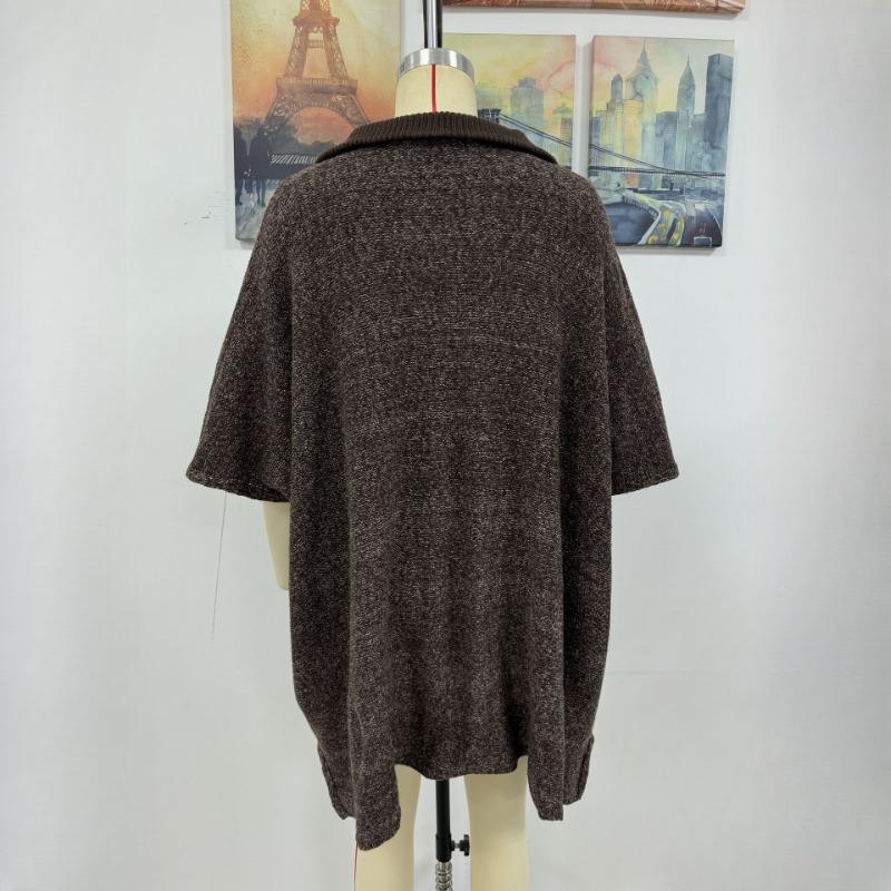 IHUASU Женская осенне-зимняя мода средней длины вязаный свитер с длинным рукавом — фото 8