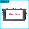 7 Inch Radio Fascia for Toyota Corolla 2007-2013 2 Din GPS DVD Stereo CD Panel Dash Mount Installation Trim Kit Frame