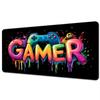 Controller game  Mouse Pad Mousepad Large Abstract Mouse Pad Gaming Deskmat With Lockedge Office Nonslip Carpet desk mat