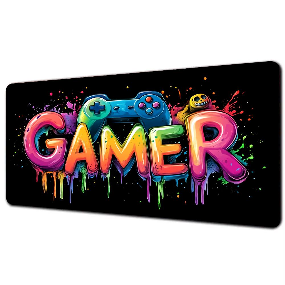 Controller game  Mouse Pad Mousepad Large Abstract Mouse Pad Gaming Deskmat With Lockedge Office Nonslip Carpet desk mat