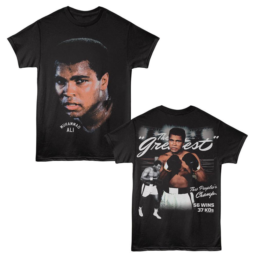 Muhammad Ali Heavyweight Champion 56 Wins 37 KOs Men T Shirt S