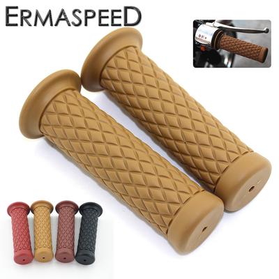 Rubber Motorcycle Handle Handlebar Grips Universal 22MM 24MM Comfortable Offroad Dirt Bike Motorcycle Grip Bar End Thruster